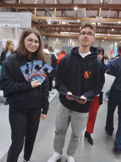 Prezentacja kierunków Zespołu Szkół w Piotrkowicach Małych na Festiwalu Zawodów w Krakowie